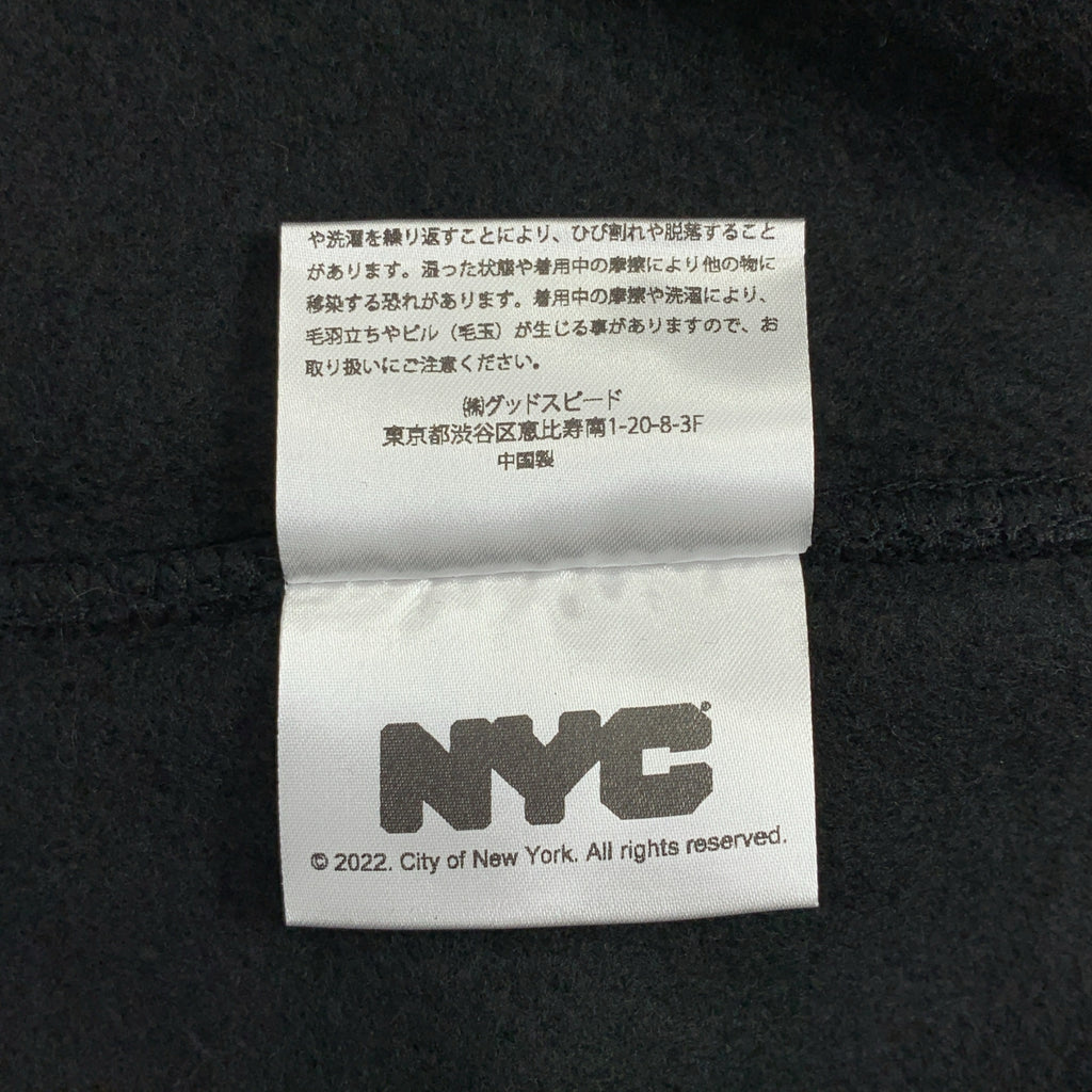 GOOD ROCK SPEED / グッドロックスピード | NYCロゴ 裏起毛 クルーネック トレーナー スウェット | M | レディース