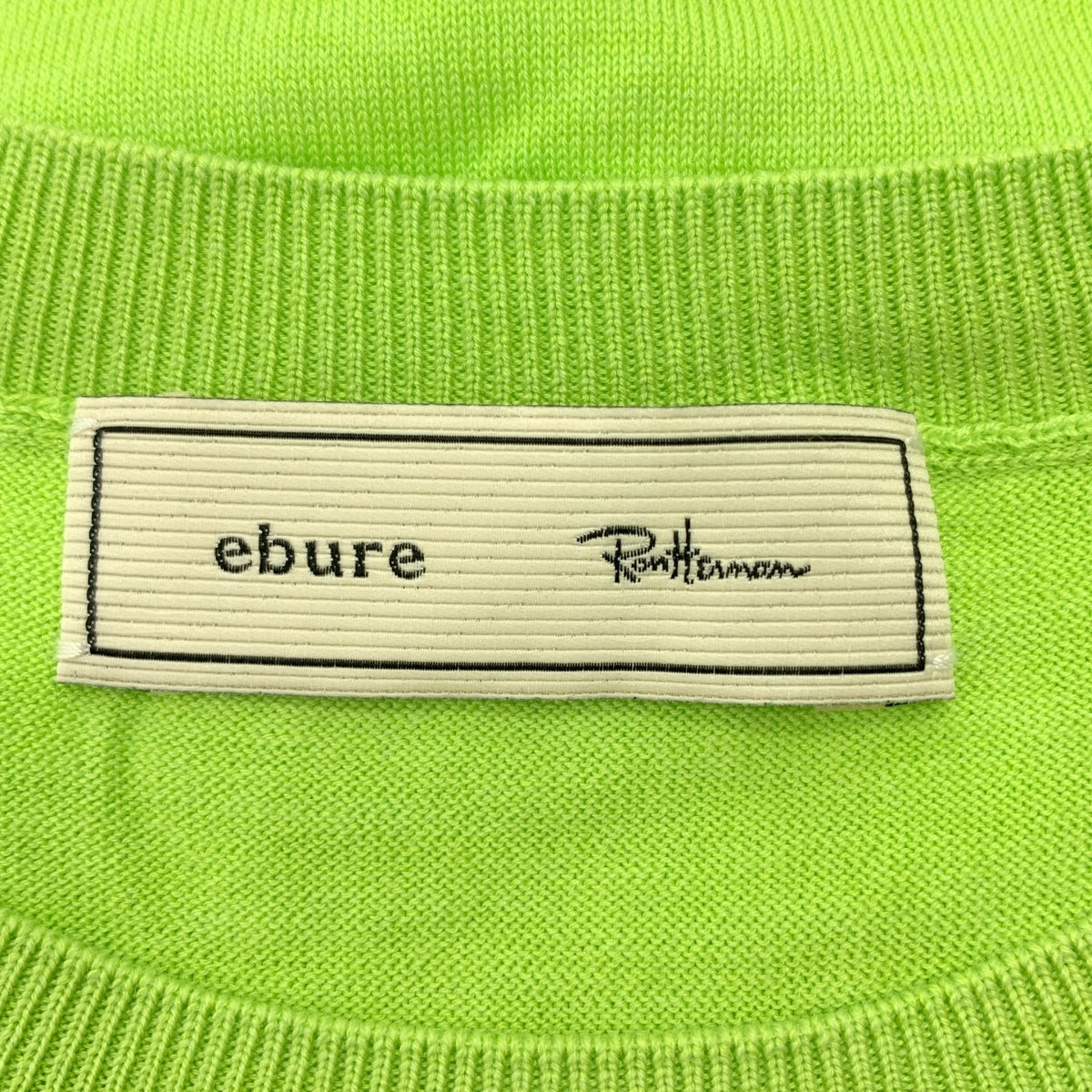 ebure / ebure | × Ron Herman 特別訂購絲棉無袖針織衫 |