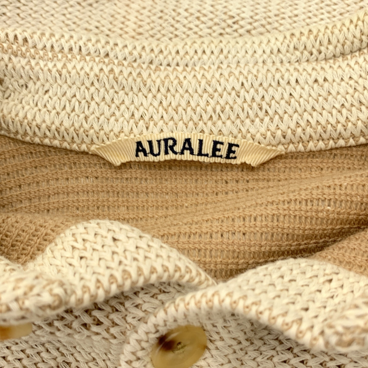 AURALEE / オーラリー | 2020AW | WOOL COTTON HEAVY MESH ONE-PIECE / オーバシルエット シャツ ワンピース | 0 | レディース
