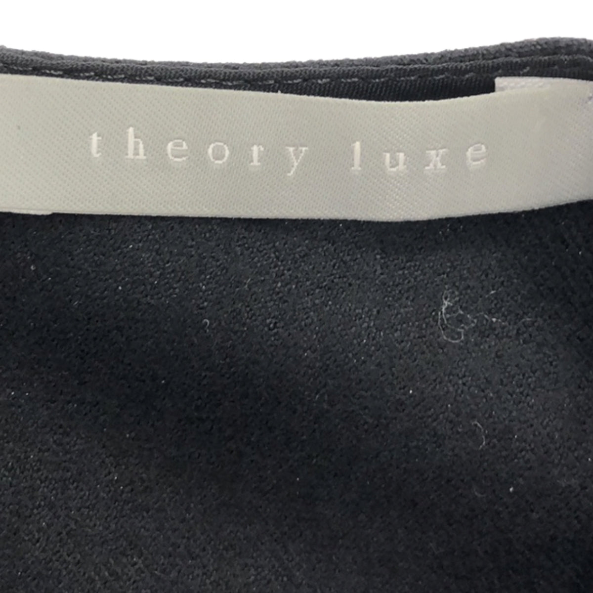 theory luxe / セオリーリュクス | SAXONY SOFT SYDNEY プルオーバーブラウス | 40 | ブラック | レディース