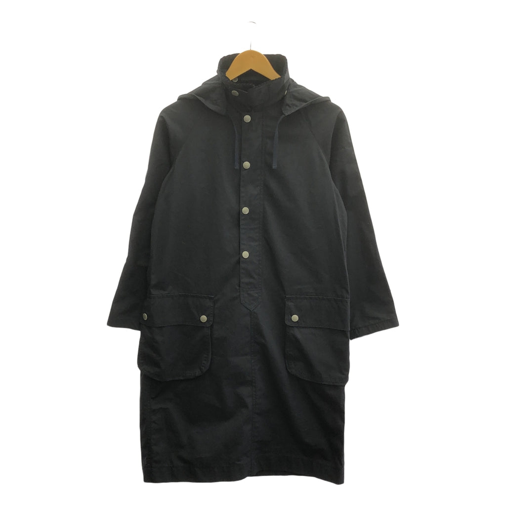 【美品】  NIGEL CABOURN / ナイジェルケーボン | ラグランスリーブ プルオーバー コート | 8 | ネイビー | レディース