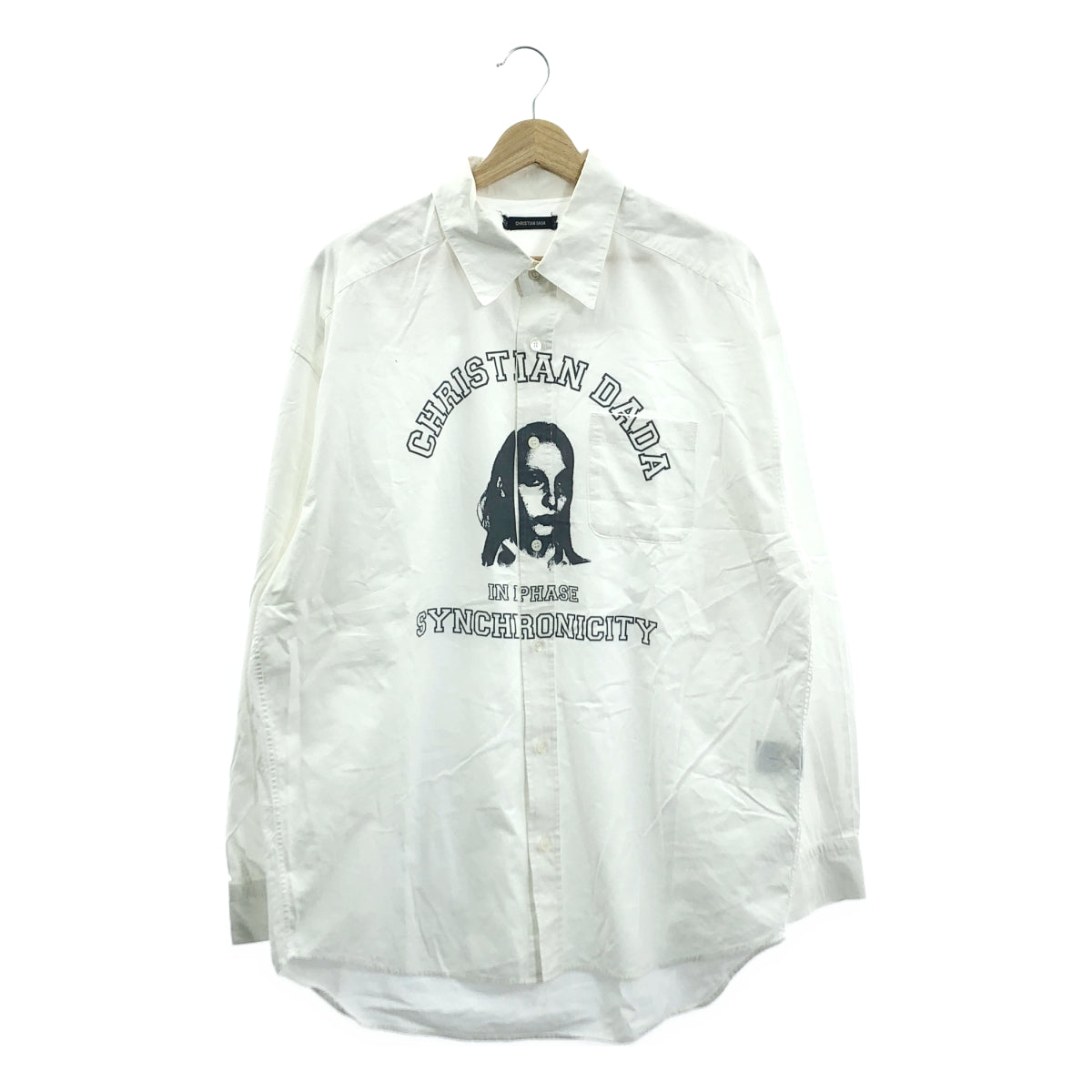 CHRISTIAN DADA / クリスチャンダダ | AFW PRINT OVERSIZED SHIRTS オーバーサイズシャツ | 48 | ホワイト | メンズ