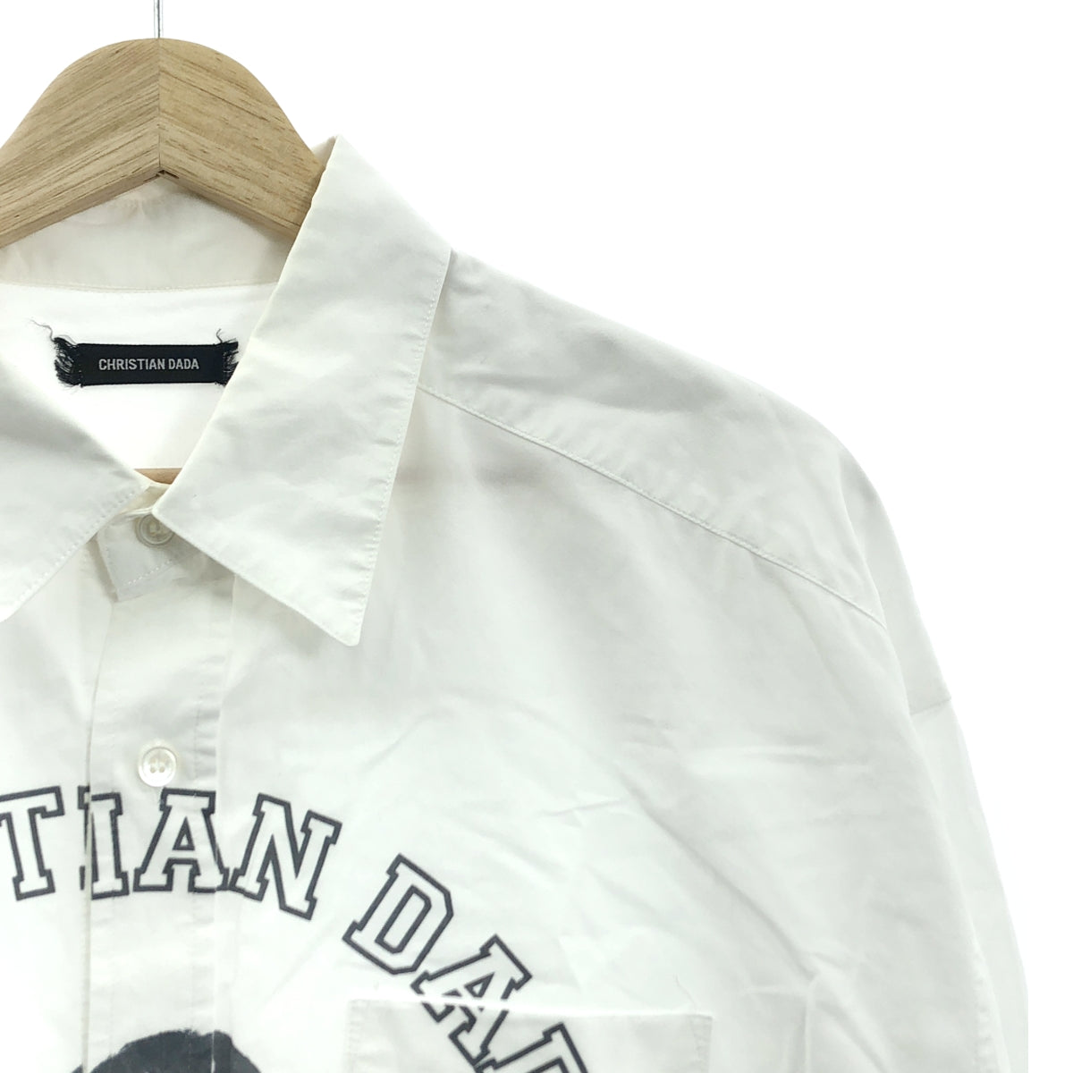 CHRISTIAN DADA / クリスチャンダダ | AFW PRINT OVERSIZED SHIRTS オーバーサイズシャツ | 48 | ホワイト | メンズ