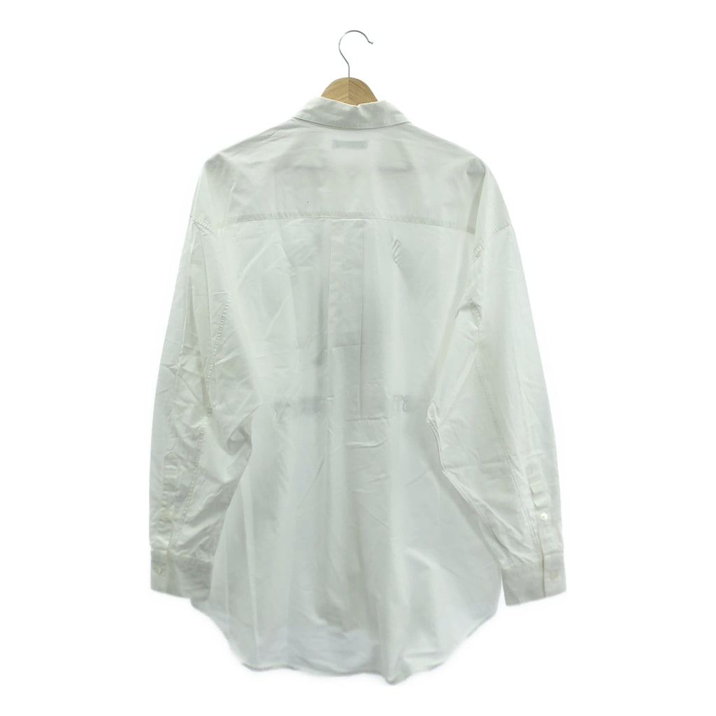 CHRISTIAN DADA / クリスチャンダダ | AFW PRINT OVERSIZED SHIRTS オーバーサイズシャツ | 48 | ホワイト | メンズ
