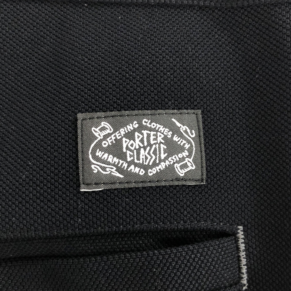 【미품】 PORTER CLASSIC / 포터 클래식 | CORDURA NYLON ZIP PANTS / 코듀라 나일론 지퍼 팬츠 | 4 | 블랙 | 남성