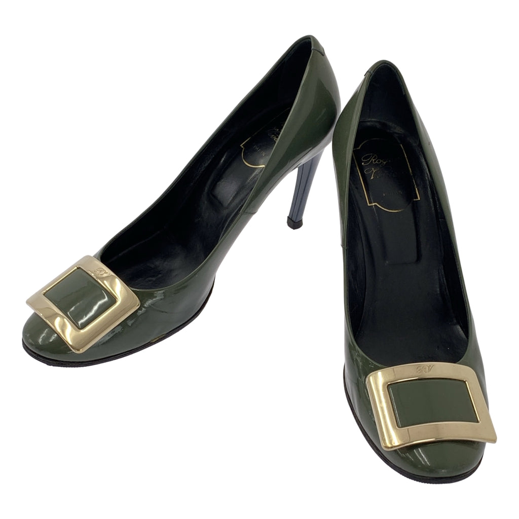 Roger Vivier | 漆皮Logo高跟鞋 | 尺寸38.5 | 女士