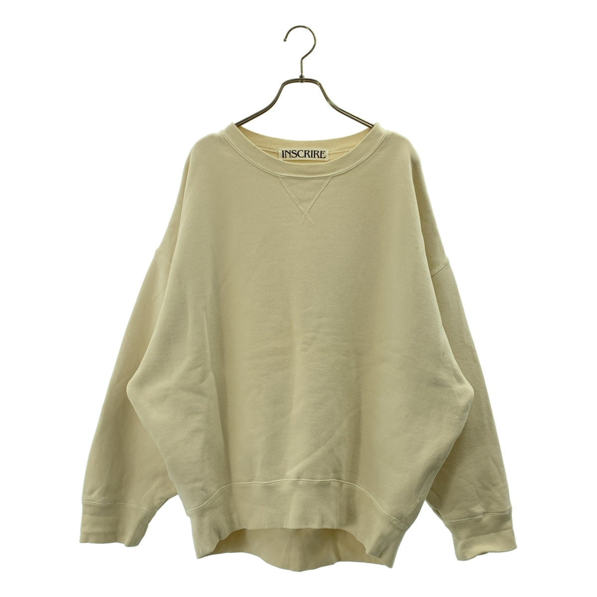 INSCRIRE / アンスクリア | オーバーシルエット スウェット トレーナー | F | レディース
