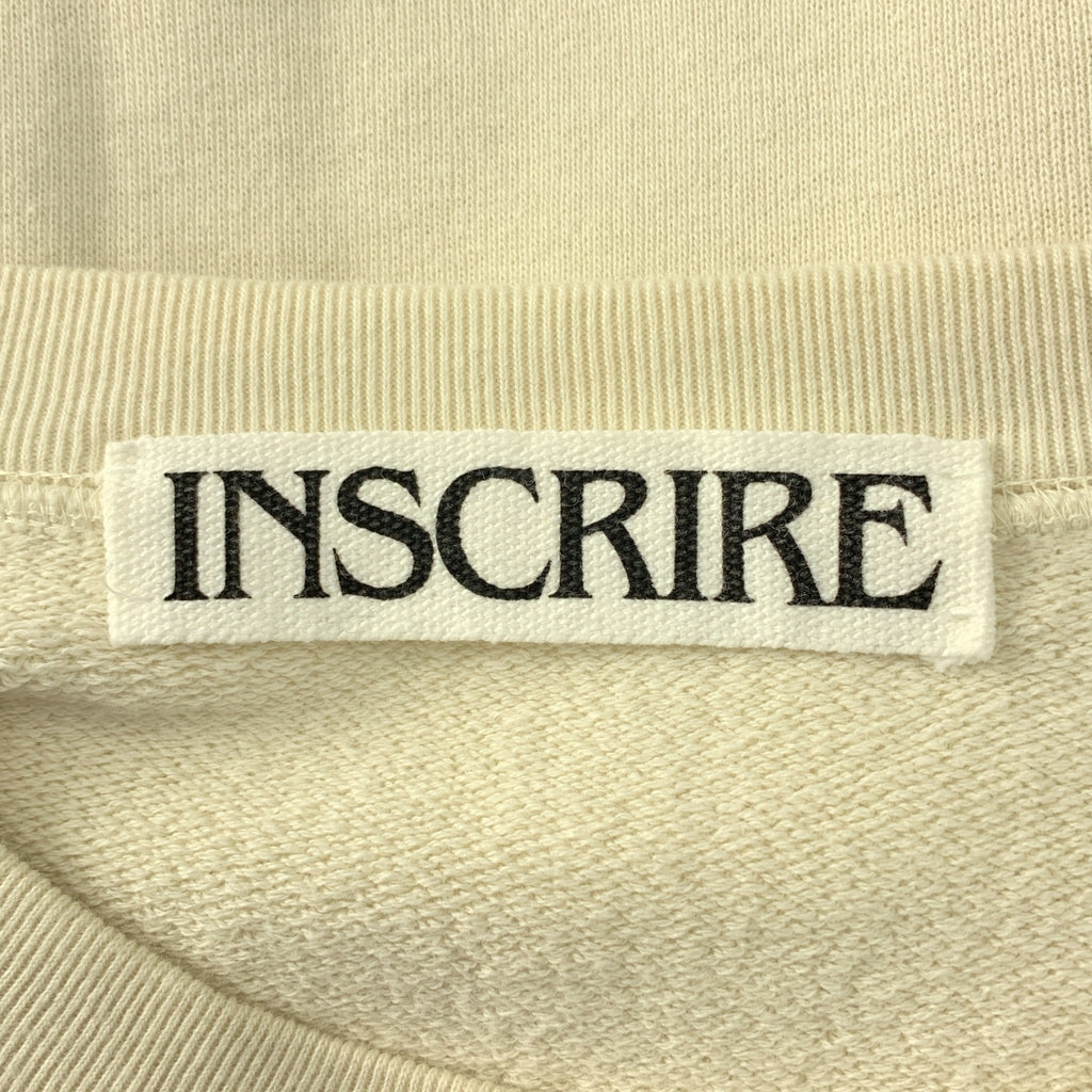 INSCRIRE / アンスクリア | オーバーシルエット スウェット トレーナー | F | レディース