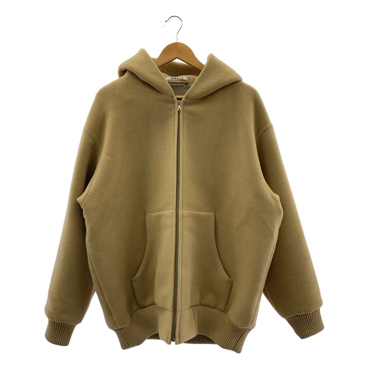 【미품】 AURALEE / 오라리 | 2024AW | DOUBLE CLOTH HEAVY WOOL PILE ZIP HOODIE 헤비 울 지퍼 파커 | 4 |