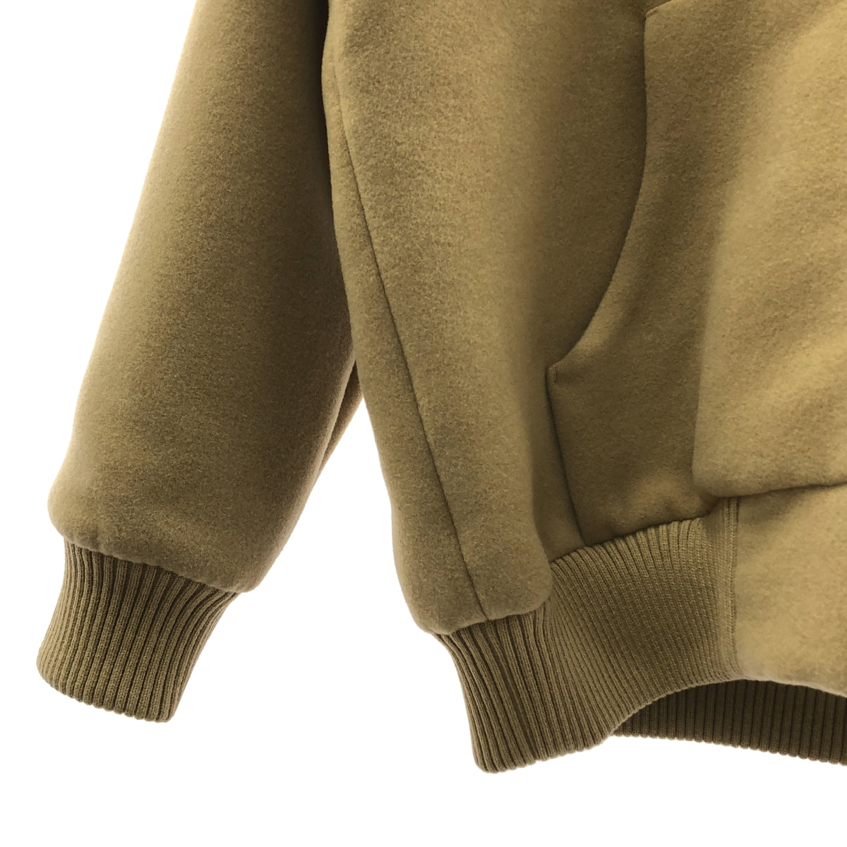 【미품】 AURALEE / 오라리 | 2024AW | DOUBLE CLOTH HEAVY WOOL PILE ZIP HOODIE 헤비 울 지퍼 파커 | 4 |