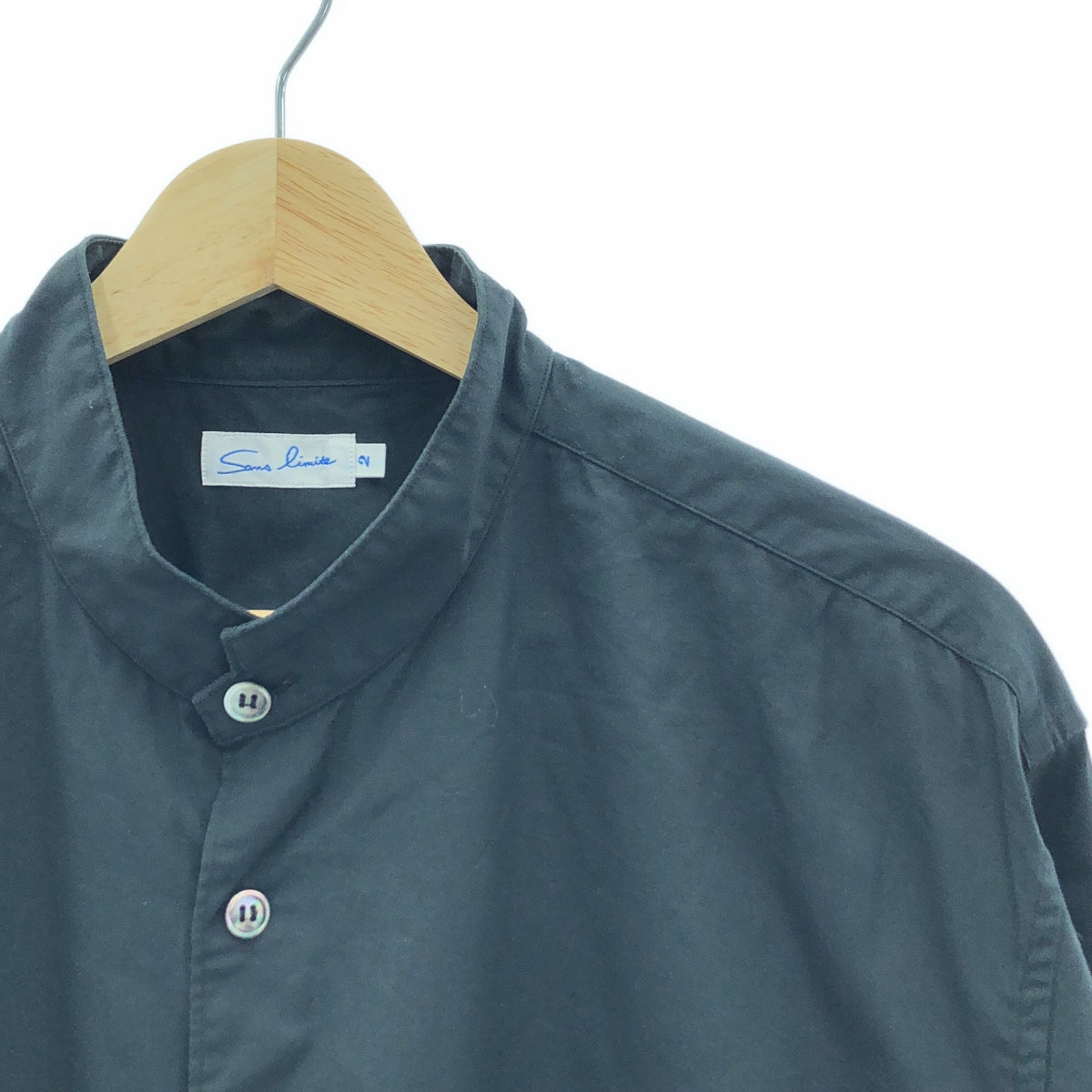sans limite / サンリミット | 2023SS | MAO COLLAR マオカラー シャツ | 2 | メンズ