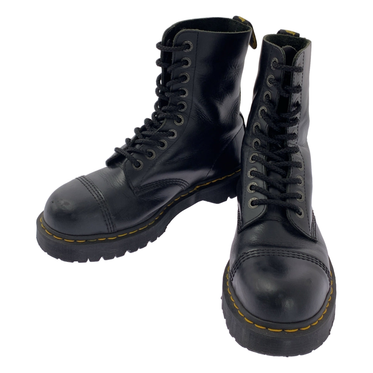 Dr.Martens / ドクターマーチン | BXB / 10ホール レザー ブーツ | 7 | ブラック | メンズ