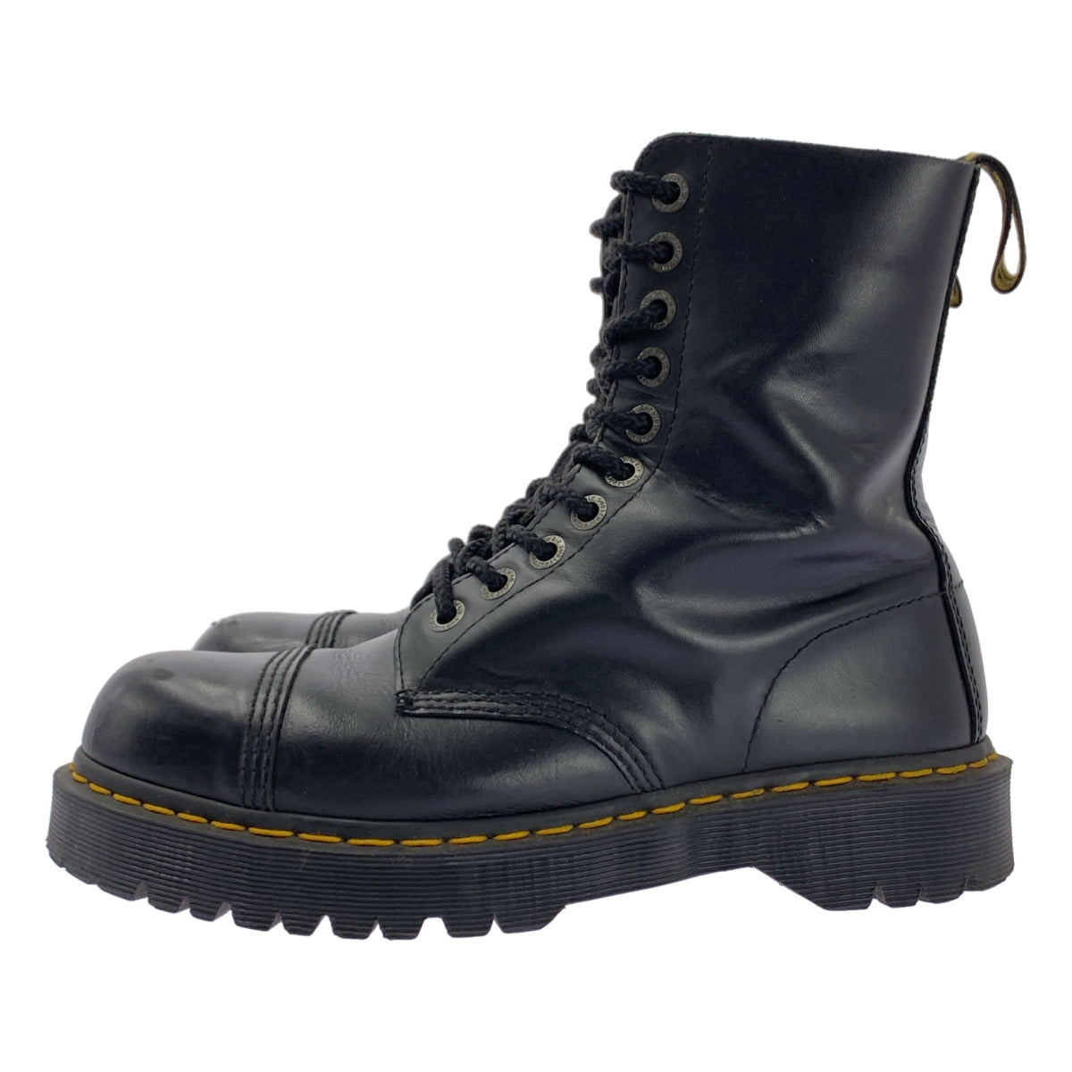 Dr.Martens / ドクターマーチン | BXB / 10ホール レザー ブーツ | 7 | ブラック | メンズ
