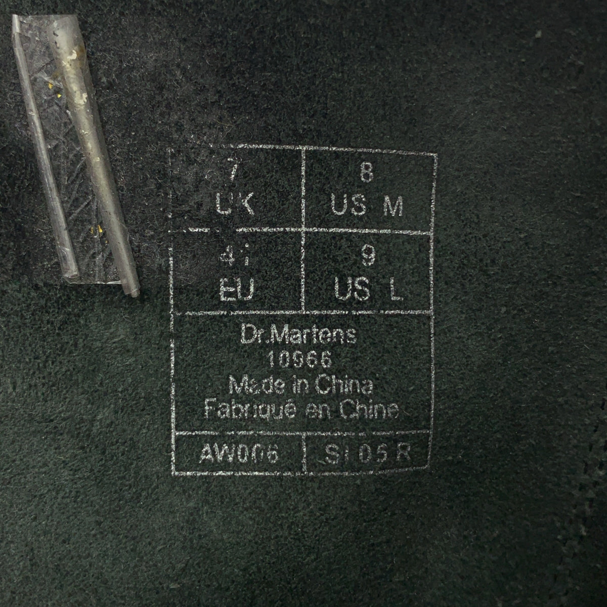 Dr.Martens / ドクターマーチン | BXB / 10ホール レザー ブーツ | 7 | ブラック | メンズ