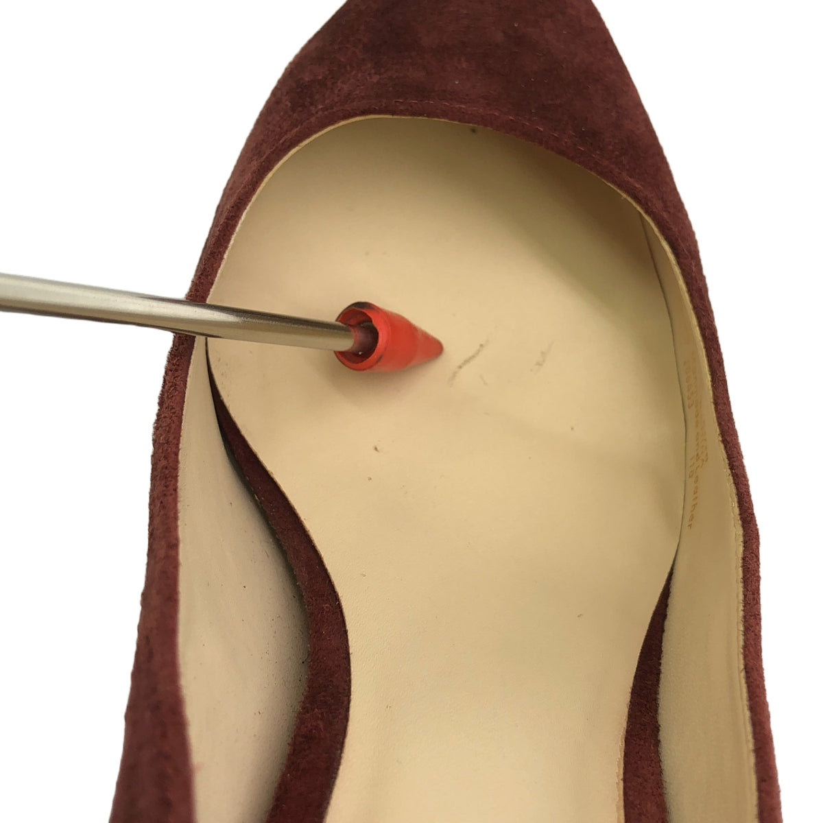 【美品】  COLE HAAN / コールハーン | スエード ジュリアナパンプス | 5.5 | レッド | レディース