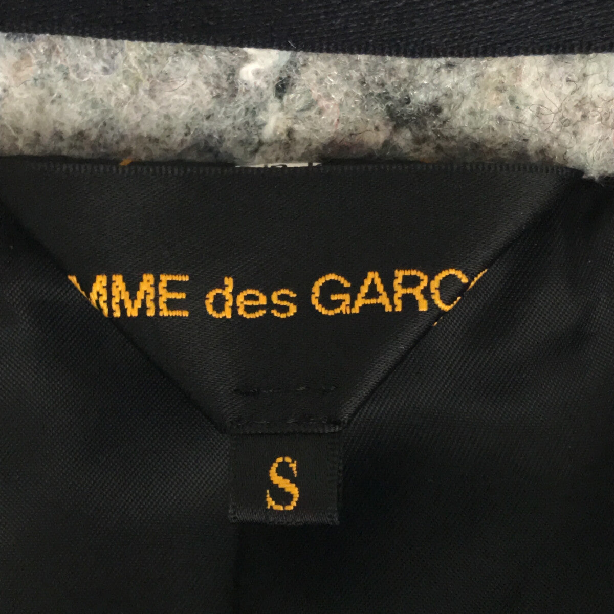 COMME des GARCONS / コムデギャルソン | 2022AW / AD2022  BLACK ROSE 黒い薔薇 立体 変形 ボンディング オーバーサイズ ジャケット | S | レディース