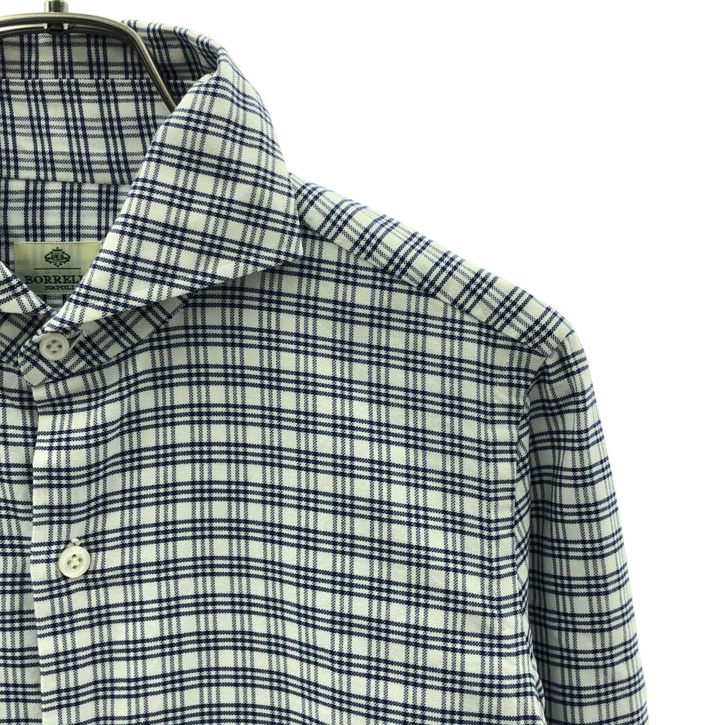 LUIGI BORRELLI / ルイジボレッリ | チェック ドレスシャツ | 15/38 | メンズ