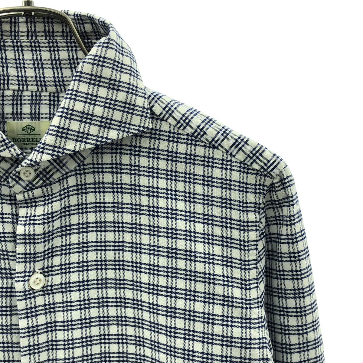 LUIGI BORRELLI / ルイジボレッリ | チェック ドレスシャツ | 15/38 | メンズ