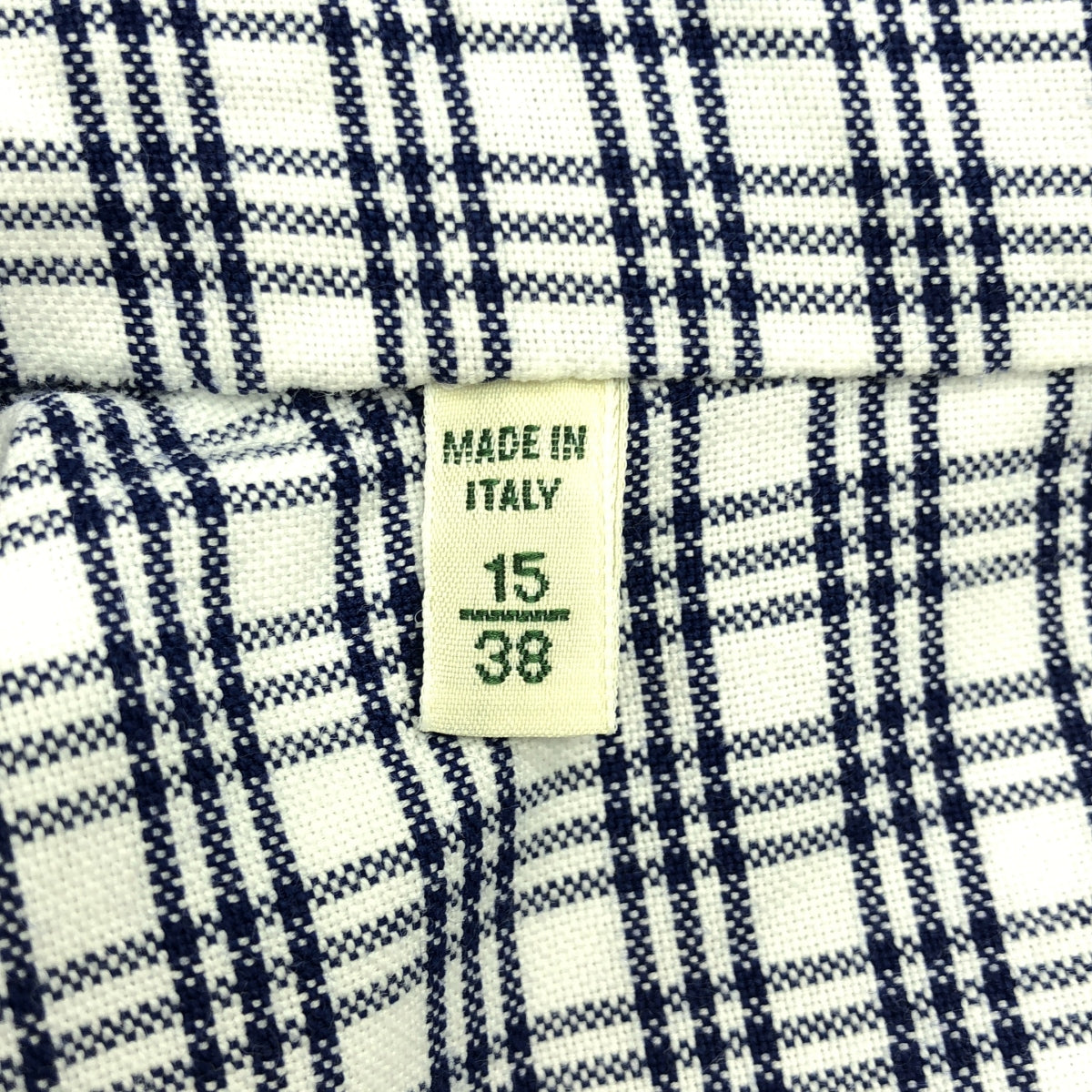 LUIGI BORRELLI / ルイジボレッリ | チェック ドレスシャツ | 15/38 | メンズ