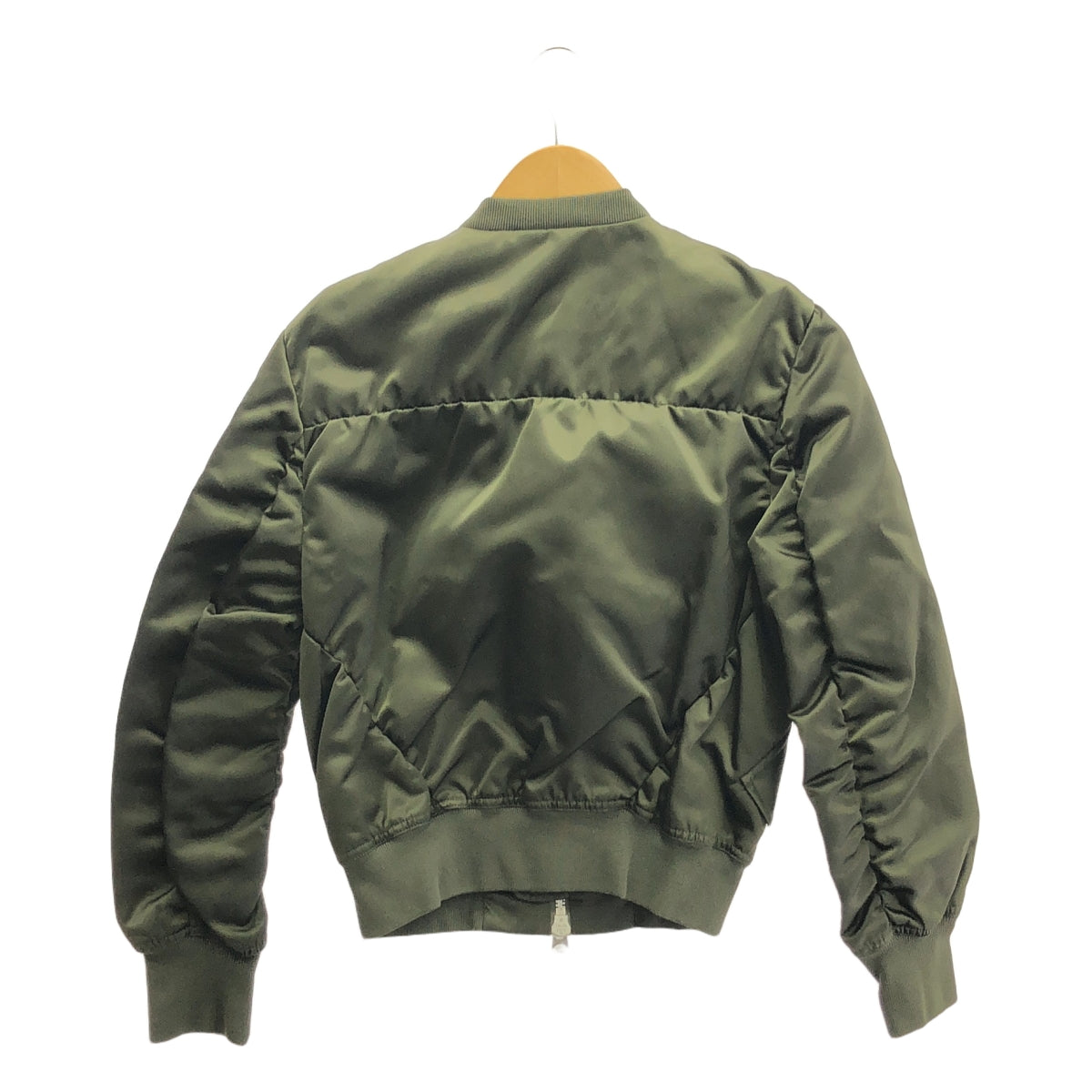 Acne Studios / アクネストゥディオズ | ENCORE SHINE ナイロン ボンバー ジャケット | 34 | ダークグリーン | レディース