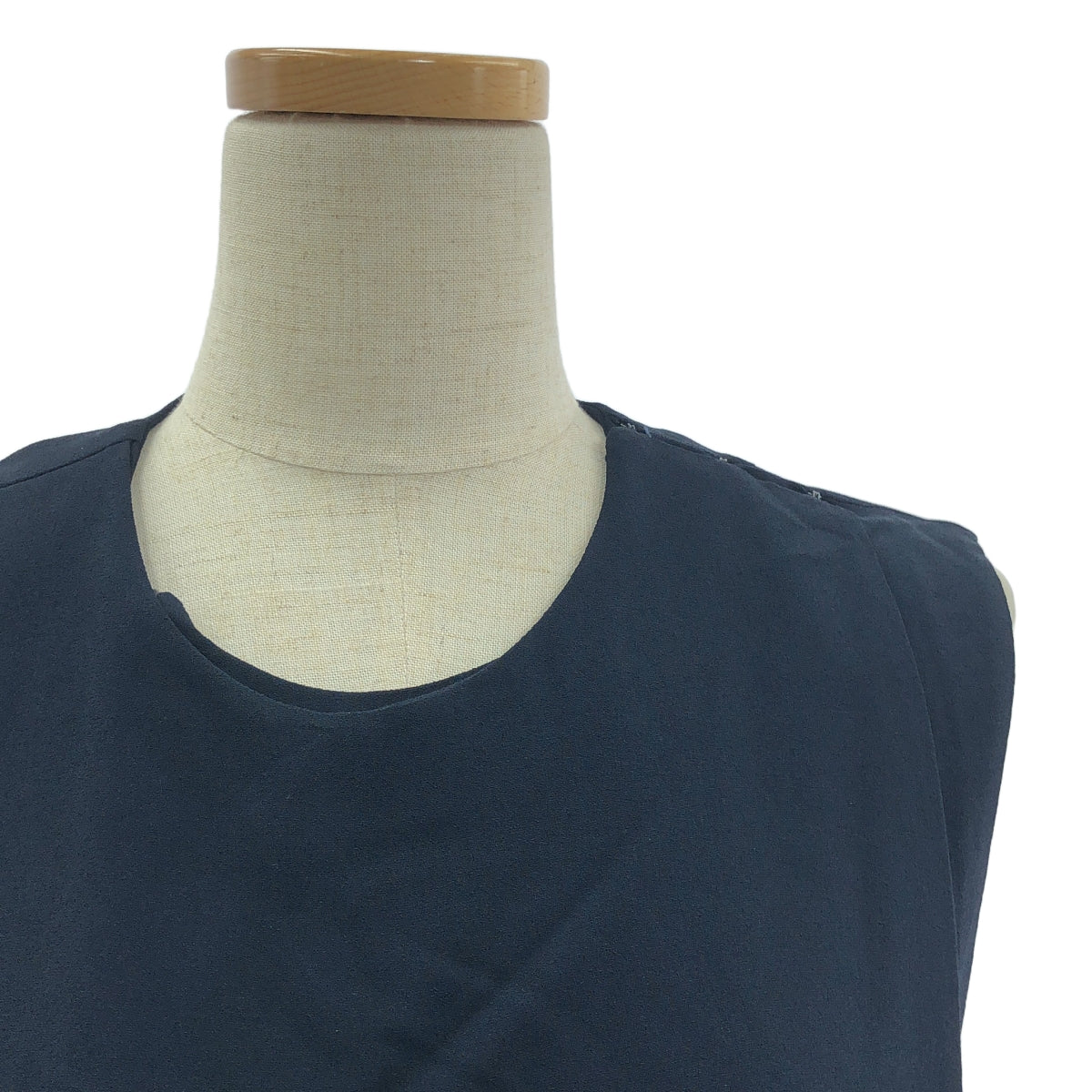 Maison Margiela | 2017SS | 絲滑人造絲雪紡洋裝 | 40 | 海軍藍 | 女款