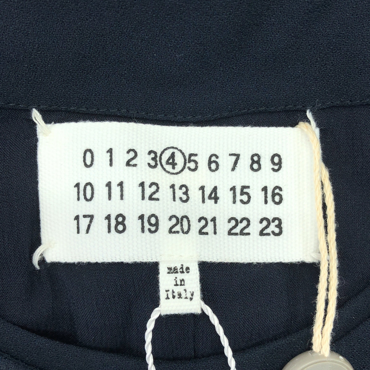 Maison Margiela | 2017SS | 絲滑人造絲雪紡洋裝 | 40 | 海軍藍 | 女款