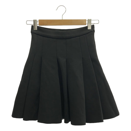 T by Alexander Wang / ティーバイアレキサンダーワン | ボンディング スウェット スカート | ブラック | レディース