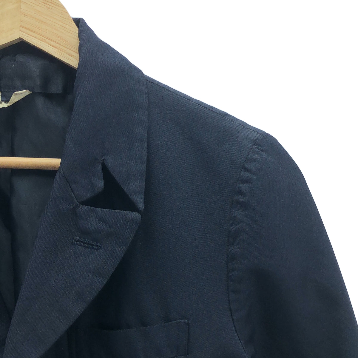COMME des GARCONS COMME des GARCONS / 콤콤 | 2016SS | 축융 가공 테일러드 재킷 | S | 네이비 | 여성