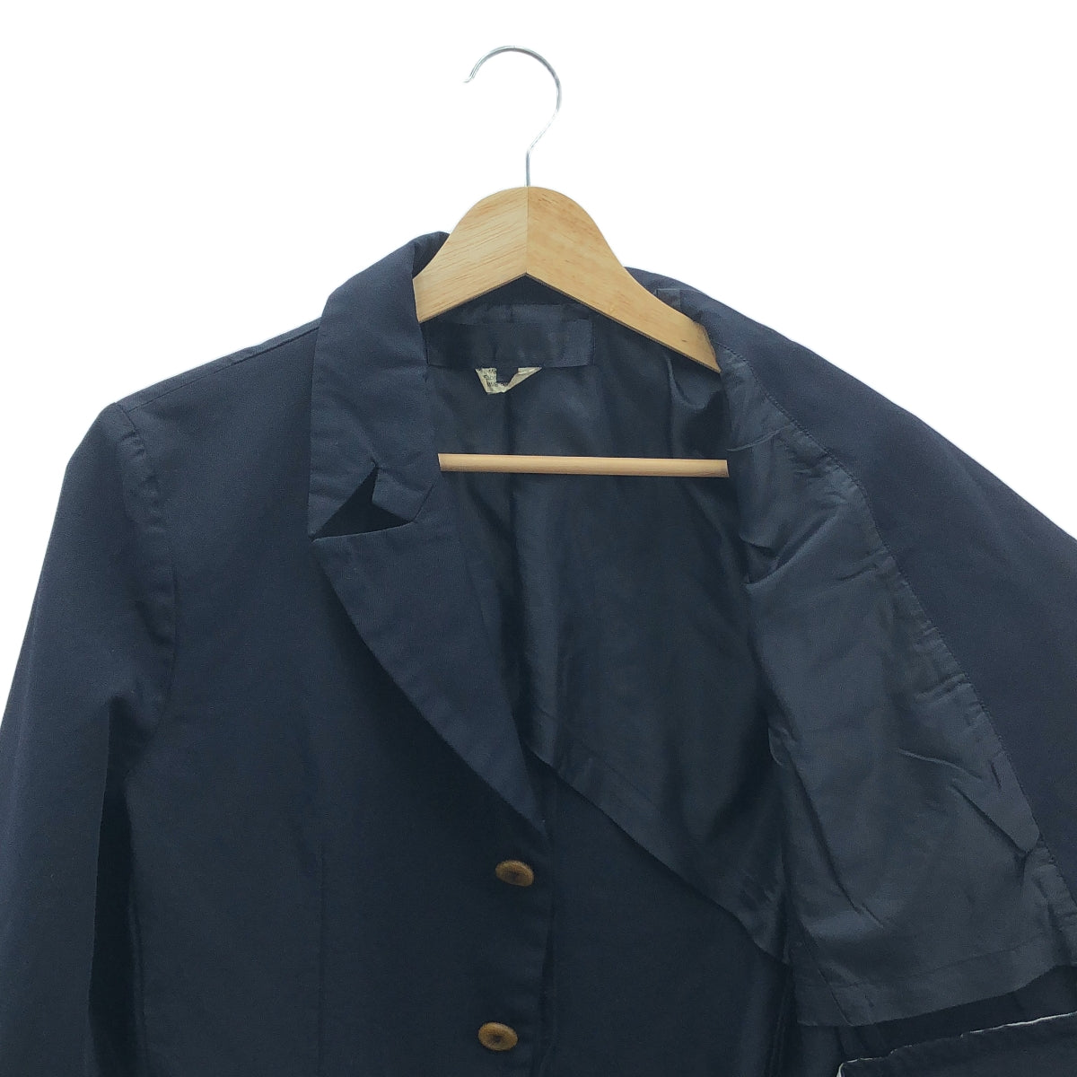 COMME des GARCONS COMME des GARCONS / 콤콤 | 2016SS | 축융 가공 테일러드 재킷 | S | 네이비 | 여성