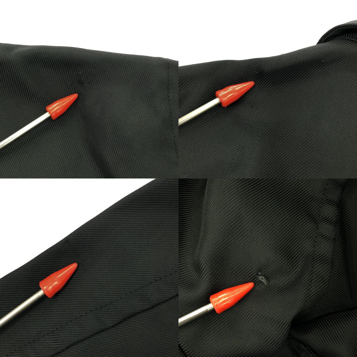 COMME des GARCONS 男士 |公元 1994 年 | 90 年代 Tanaka Homme 斜紋尼龍切斯特菲爾德外套 | SHOPBOP中號 |黑色|男士