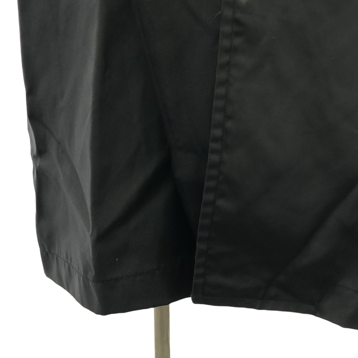 COMME des GARCONS 男士 |公元 1994 年 | 90 年代 Tanaka Homme 斜紋尼龍切斯特菲爾德外套 | SHOPBOP中號 |黑色|男士