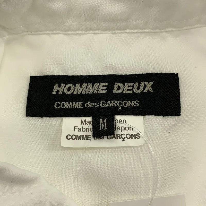 COMME des GARCONS HOMME DEUX / 꼼데가르송옴므듀 | 2024SS | 프런트 슬릿 폴리에스터 S/S 셔츠 | M | 남성