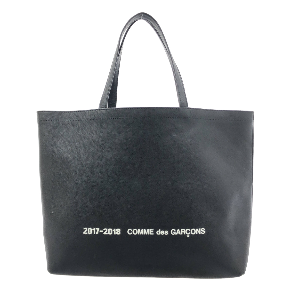 COMME des GARCONS / コムデギャルソン | 2017AW | 牛革 カウレザー ロゴ ハンド トートバッグ |