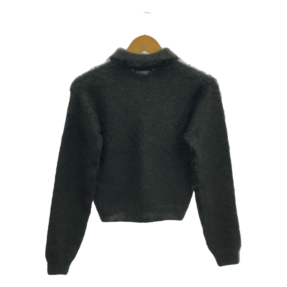 AURALEE | 2024AW | BRUSHED SUPER KID MOHAIR KNIT SHORT POLO | 1 | Women's