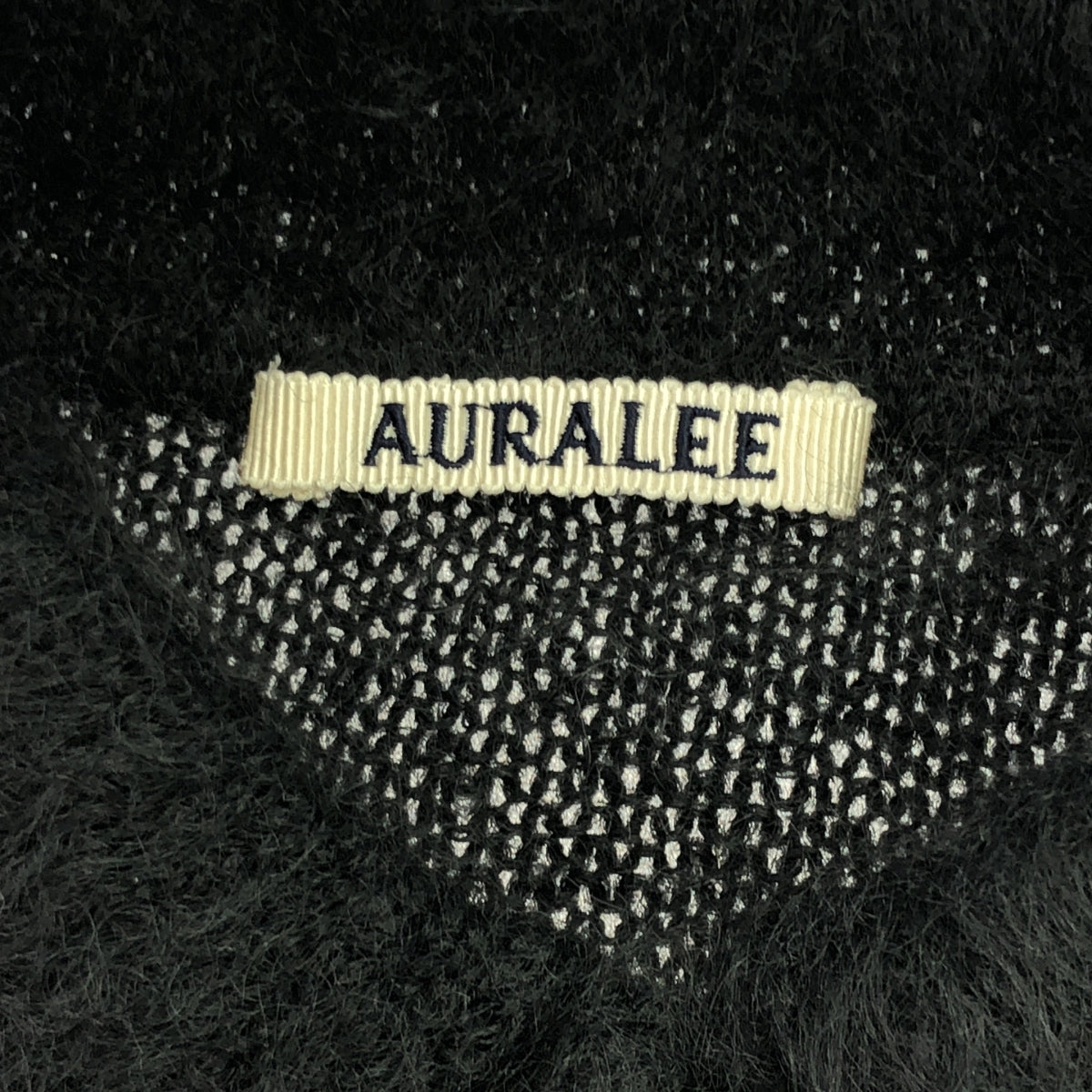 AURALEE | 2024AW | BRUSHED SUPER KID MOHAIR KNIT SHORT POLO | 1 | Women's