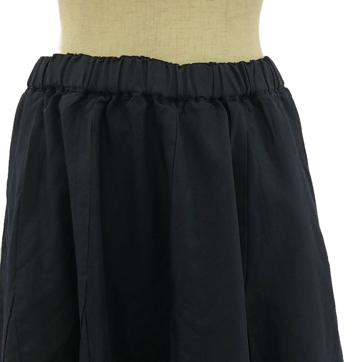 [品相良好] COMME des GARCONS COMME des GARCONS / Comme Comme | 2006春夏 |特殊加工的寬鬆喇叭裙 | S |海軍 |女性的