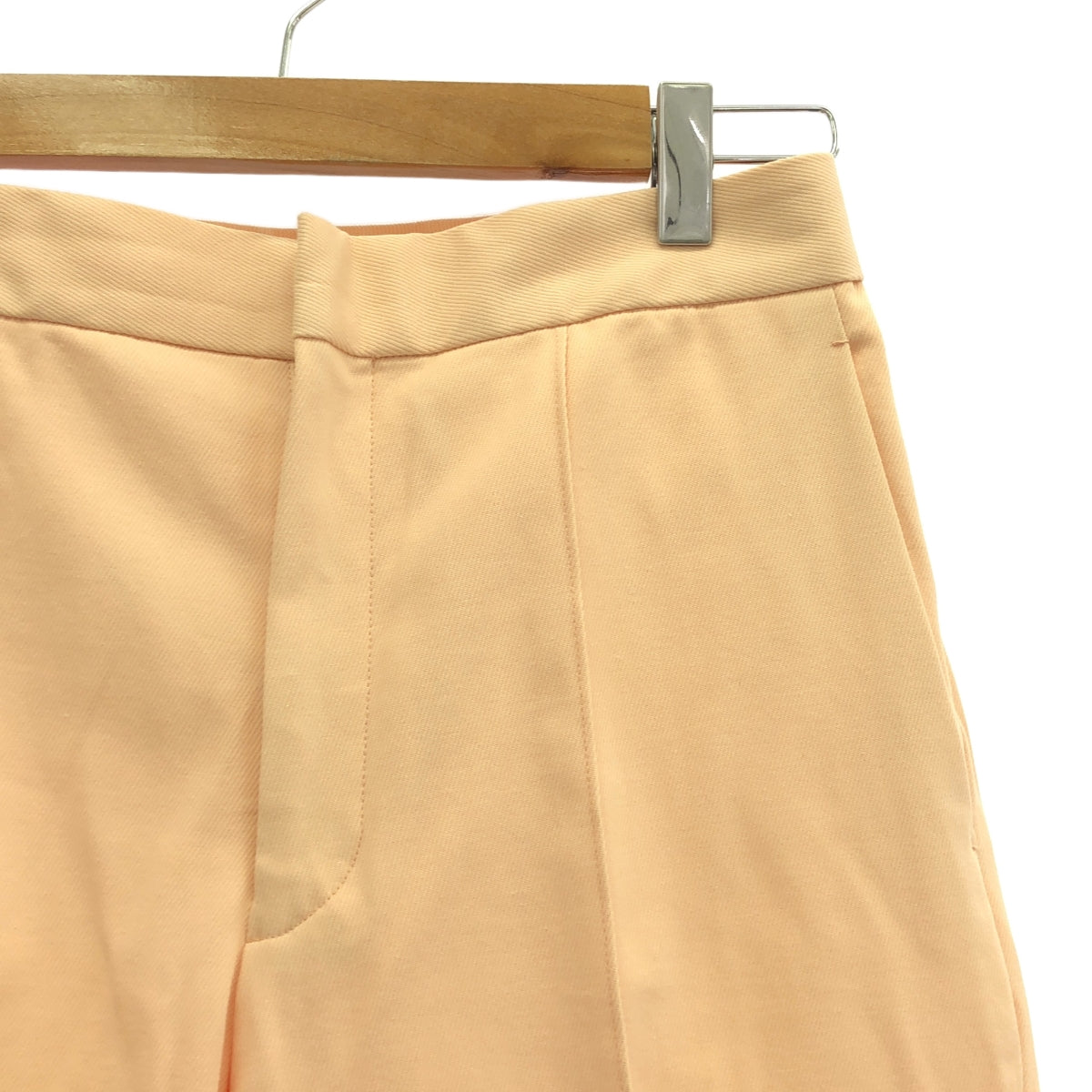 抽屜 |中心壓後褶前縫線褲 | 36 |米色 |女性的