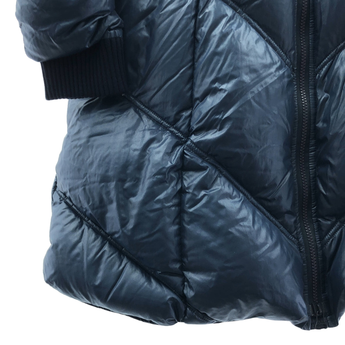 TATRAS | 波蘭浣熊毛連帽羽絨外套 | 36 | 海軍藍 | 女款