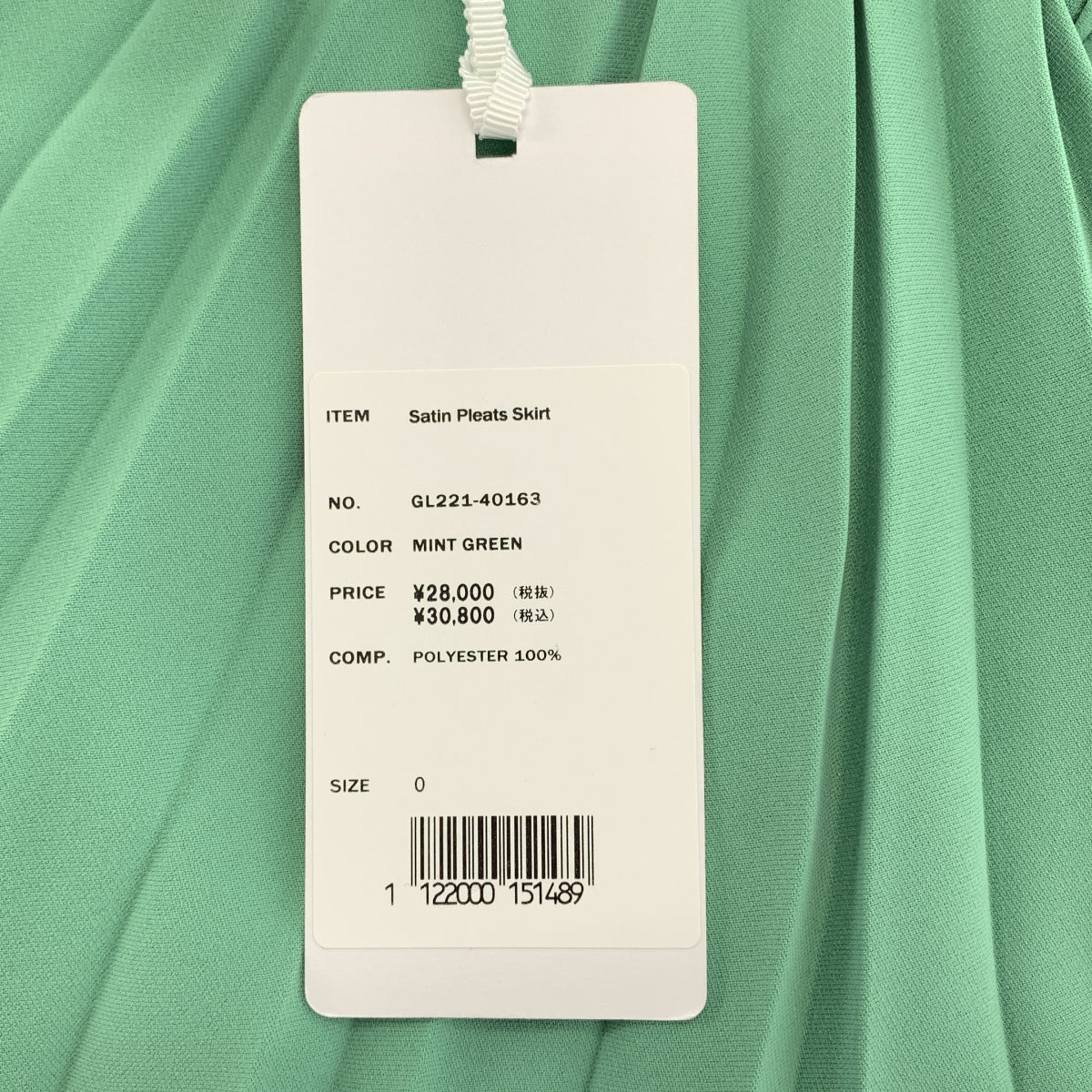 Graphpaper / 그래프 종이 | 2022SS | Satin pleats skirt 새틴 플리츠 스커트 | 0 |