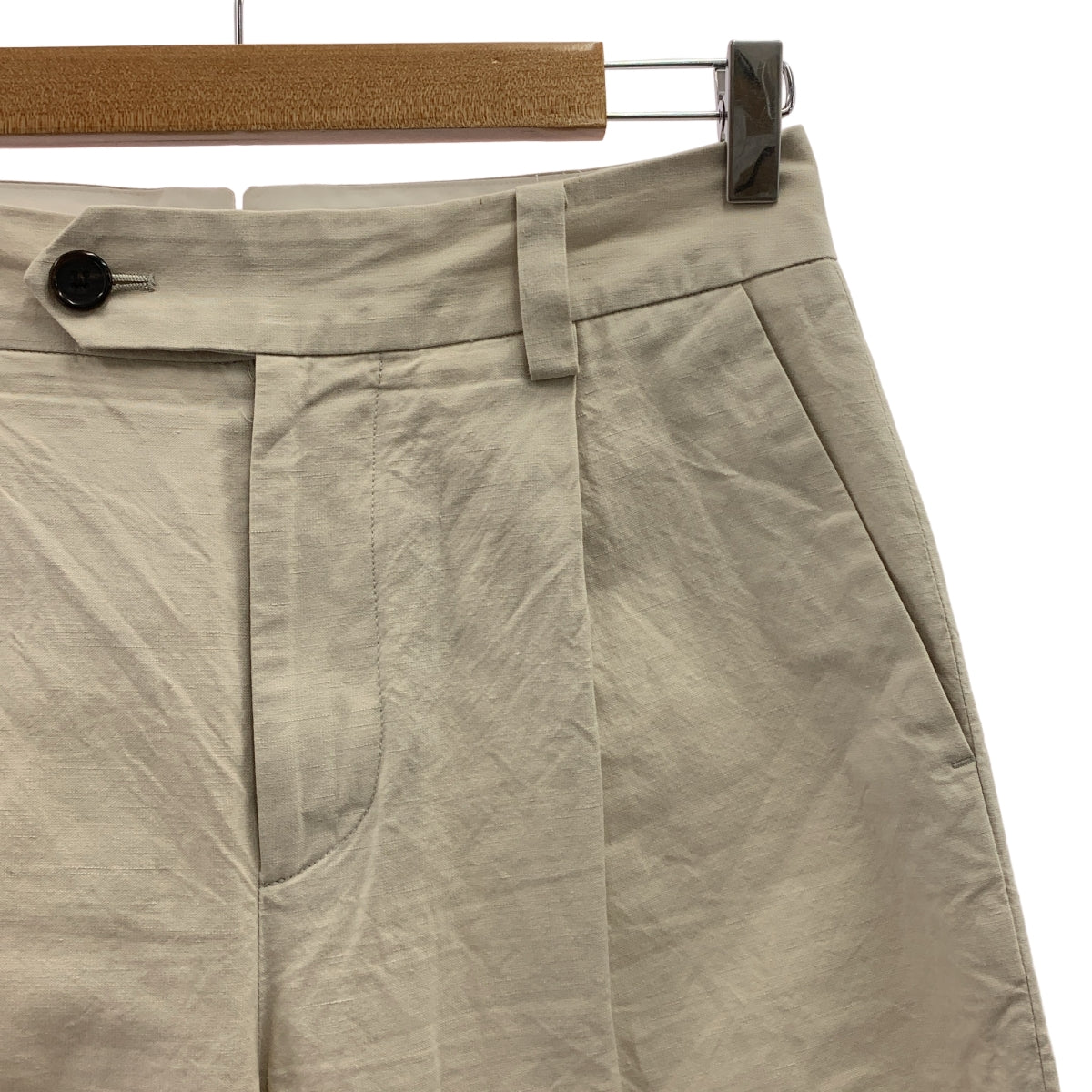 MARGARET HOWELL / 마가렛 하웰 | COTTON LINEN SILK 트라우저 팬츠 | 1 |