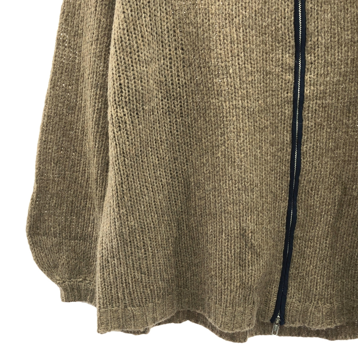 ANTHOM | 羊絨混紡泡泡袖開襟衫 | 38 | 摩卡色 | 女款