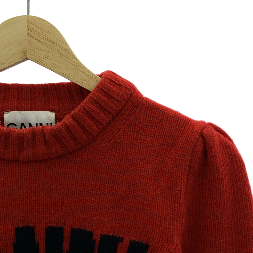 Ganni / Ganni | ganni world 泡泡袖圓領針織衫 | S 碼 |