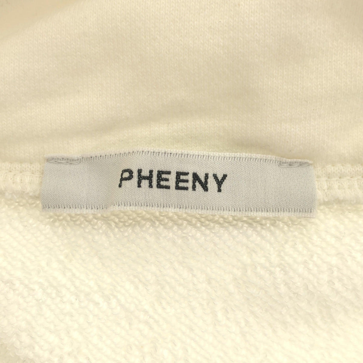 PHEENY | 法式毛圈布硬拉鍊 P/O 法式毛圈布半拉鍊套頭衫 | F 碼 | 女款