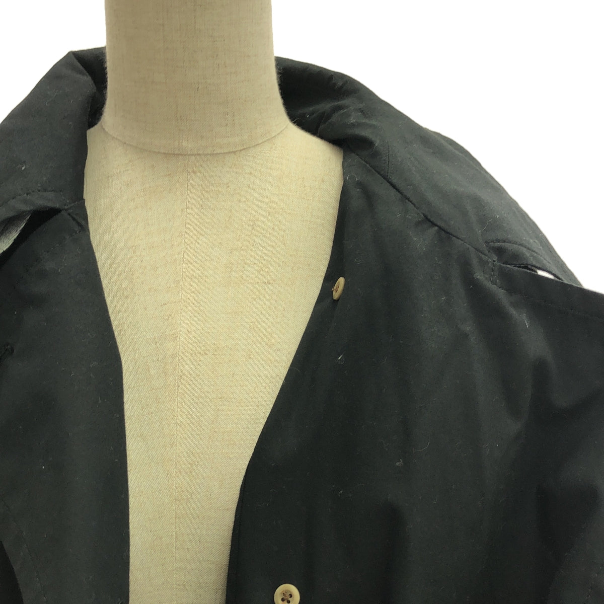 [狀況良好] VIVIENNE WESTWOOD RED LABEL |繫腰帶雙層大衣 | 00 |黑色 |女性的