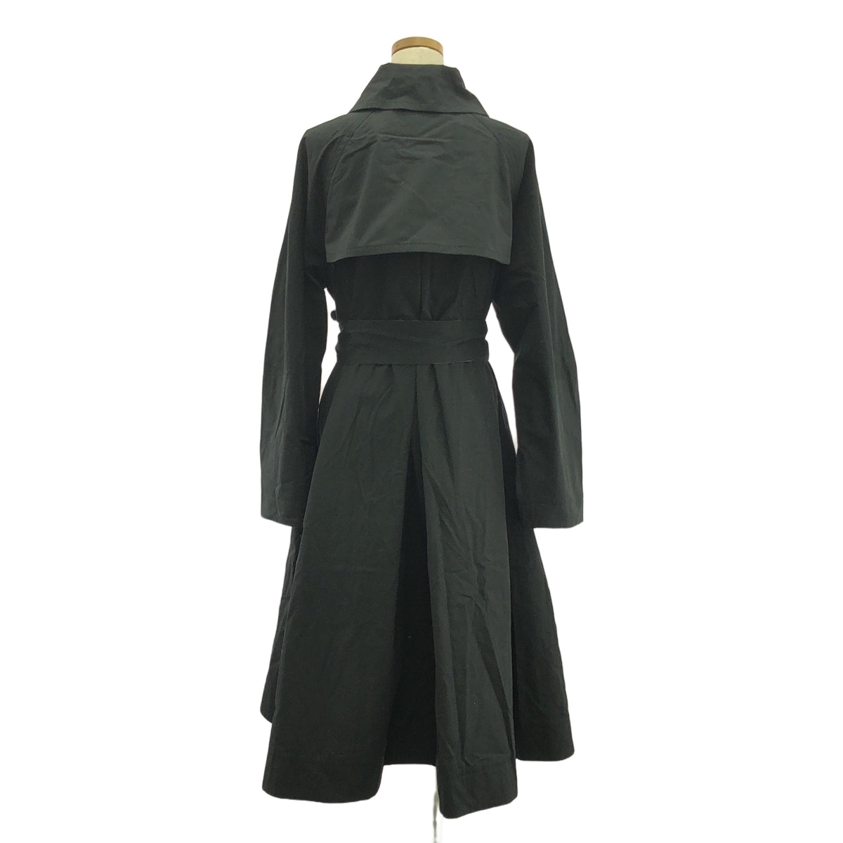 [狀況良好] VIVIENNE WESTWOOD RED LABEL |繫腰帶雙層大衣 | 00 |黑色 |女性的