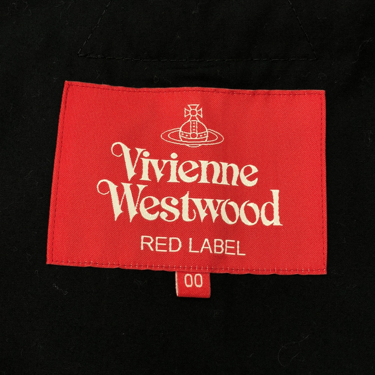 [狀況良好] VIVIENNE WESTWOOD RED LABEL |繫腰帶雙層大衣 | 00 |黑色 |女性的