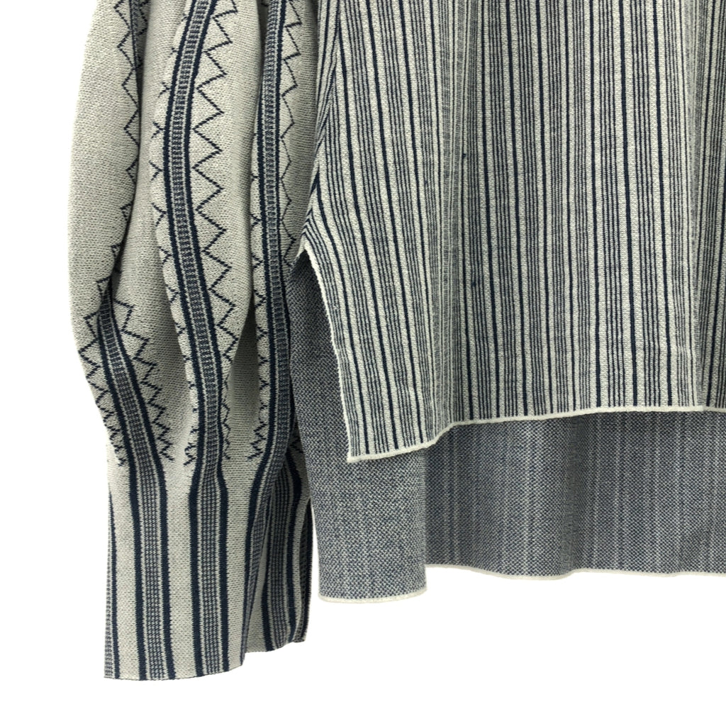 Mame Kurogouchi / マメクロゴウチ | 2025AW | Asymmetric Knitted Volume Top スカルプチャー ニットトップ | 2 | レディース