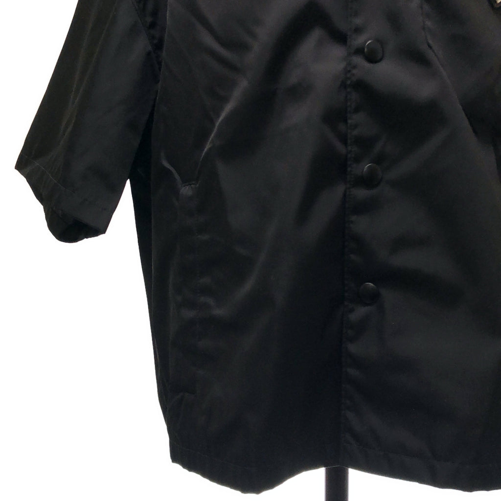 PRADA / プラダ | Re-nylon / トライアングルプレートロゴ オーバーシルエット オープンカラーシャツ | S | メンズ