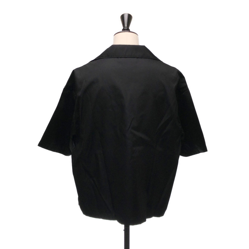 PRADA / プラダ | Re-nylon / トライアングルプレートロゴ オーバーシルエット オープンカラーシャツ | S | メンズ