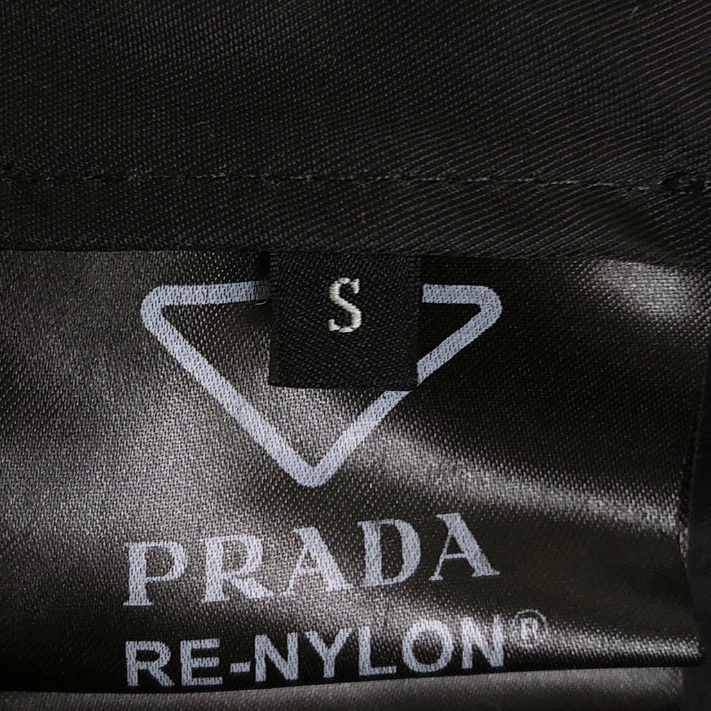 PRADA / プラダ | Re-nylon / トライアングルプレートロゴ オーバーシルエット オープンカラーシャツ | S | メンズ